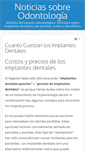 Mobile Screenshot of implantesdentalespreciosymas.com